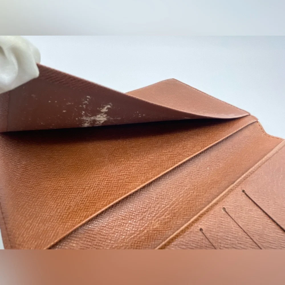 Louis Vuitton Monogram Checkbook Long Wallet